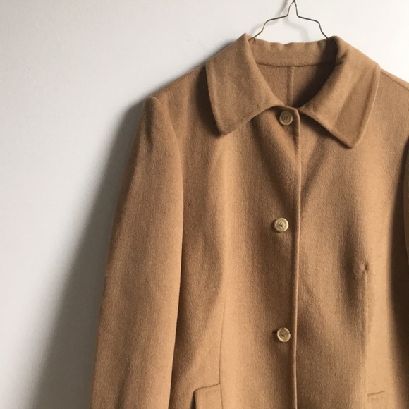 Cashmere, Angora Virgin Lambswool & Silk Vintage Coat - Picture 4 of 7